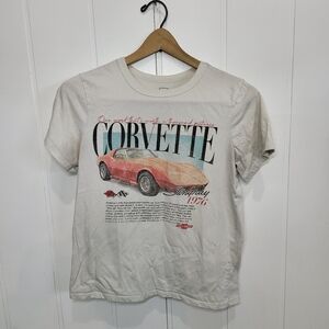 Hybrid Apparel Corvette Graphic Kids T-Shirt - Cream